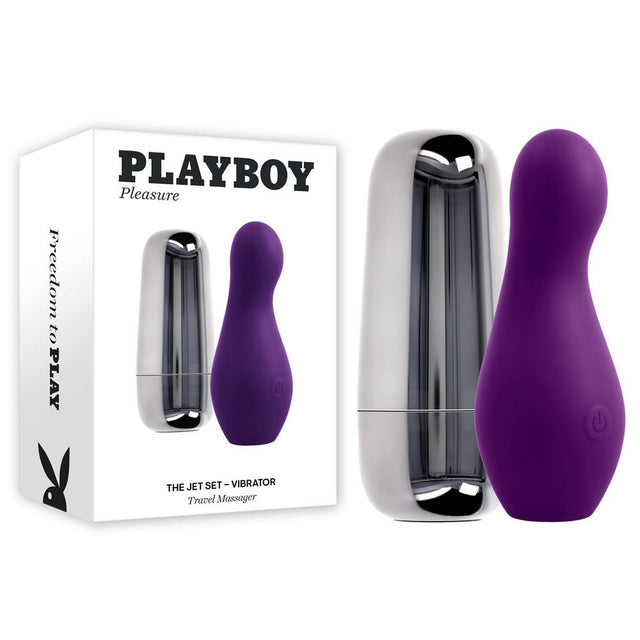 Buy Playboy Pleasure THE JET SET - VIBRATOR - Purple 10.2 cm Vibrator with Self Charging Case at NZ’s Mega Adult Toys Store. Discover premium sex toys with discreet shipping at the best price in NZ