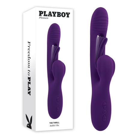 Buy Playboy Pleasure THE THRILL - Purple 24.4 cm USB Rechargeable Rabbit Vibrator at NZ’s Mega Adult Toys Store. Discover premium sex toys with discreet shipping at the best price in NZ