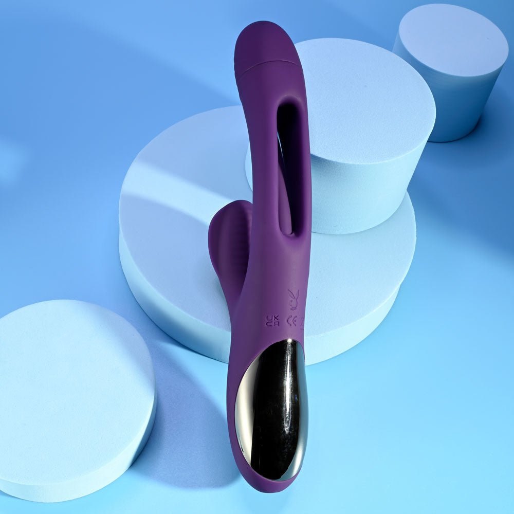 Buy Playboy Pleasure THE THRILL - Purple 24.4 cm USB Rechargeable Rabbit Vibrator at NZ’s Mega Adult Toys Store. Discover premium sex toys with discreet shipping at the best price in NZ