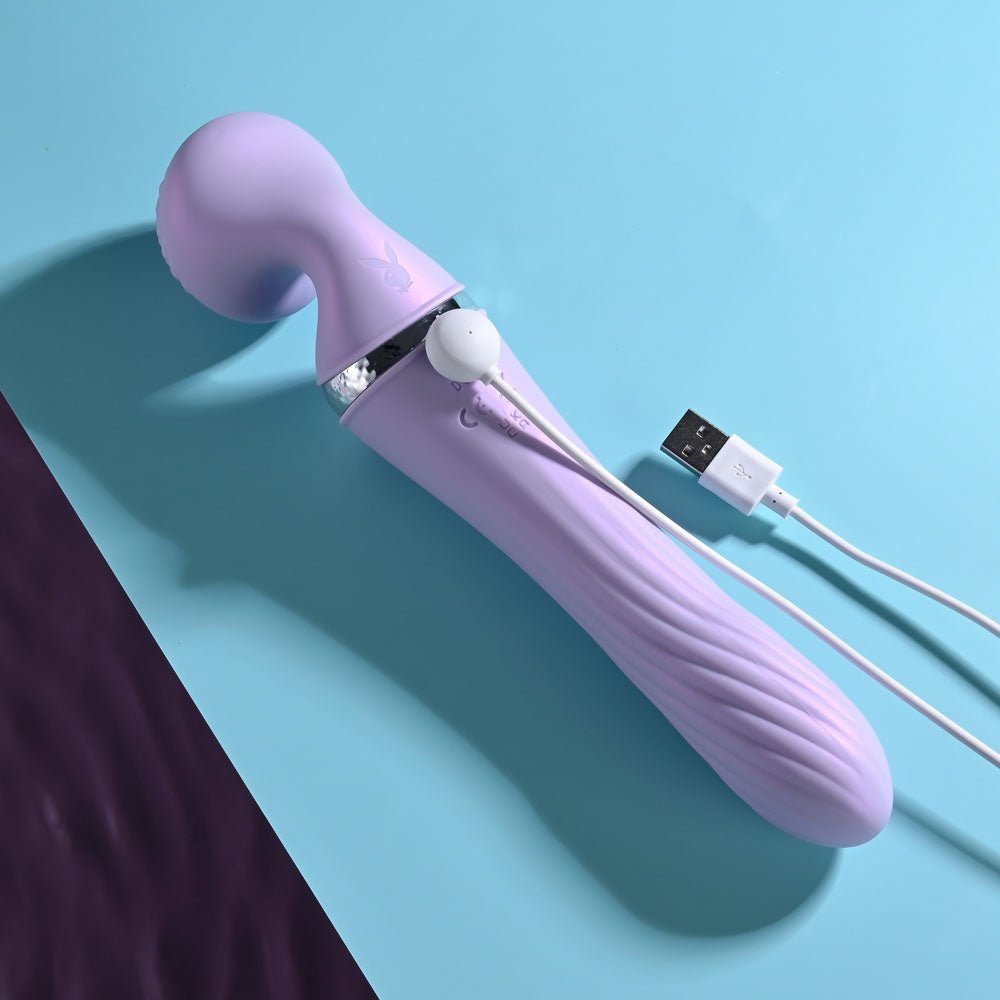 Buy Playboy Pleasure VIBRATO - Lavender 24 cm USB Rechargeable Massage Wand at NZ’s Mega Adult Toys Store. Discover premium sex toys with discreet shipping at the best price in NZ