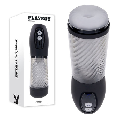 Buy Playboy Pleasure WHIRLWIND - Clear USB Rechargeable Thrusting and Spinning Auto Stroker at NZ’s Mega Adult Toys Store. Discover premium sex toys with discreet shipping at the best price in NZ