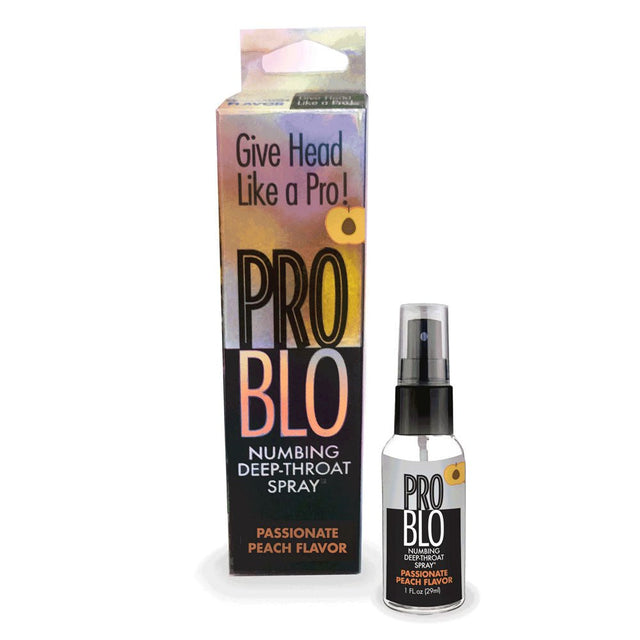 Buy ProBlo Deep Throat Spray - Peach - Peach Flavoured Deep Throat Spray - 30 ml at NZ’s Mega Adult Toys Store. Discover premium sex toys with discreet shipping at the best price in NZ