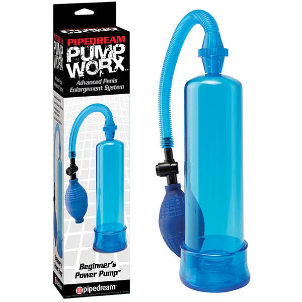 Buy Pump Worx Beginner's Power Pump - Blue Penis Pump at NZ’s Mega Adult Toys Store. Discover premium sex toys with discreet shipping at the best price in NZ