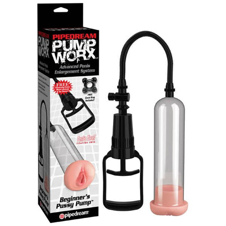 Buy Pump Worx Beginner's Pussy Pump - Penis Pump with Vagina Sleeve at NZ’s Mega Adult Toys Store. Discover premium sex toys with discreet shipping at the best price in NZ