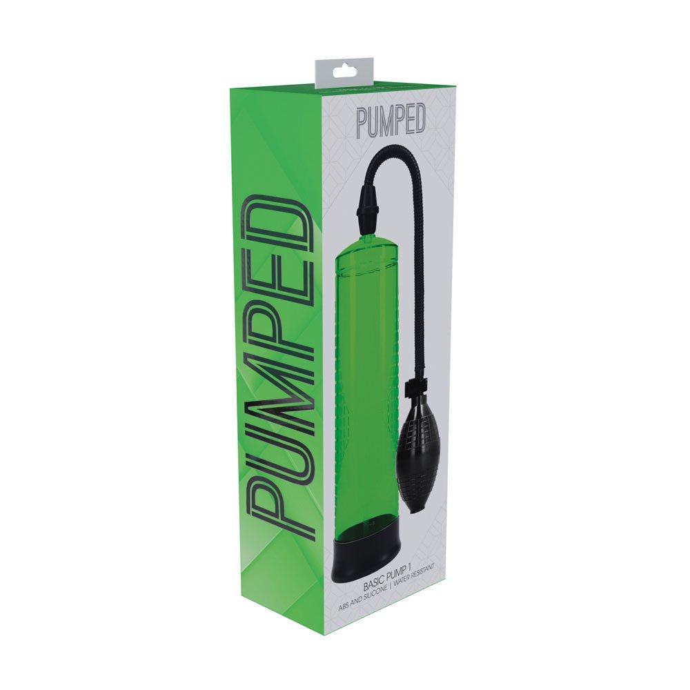 Buy PUMPED Basic Pump 1 - Green - Green Penis Pump at NZ’s Mega Adult Toys Store. Discover premium sex toys with discreet shipping at the best price in NZ