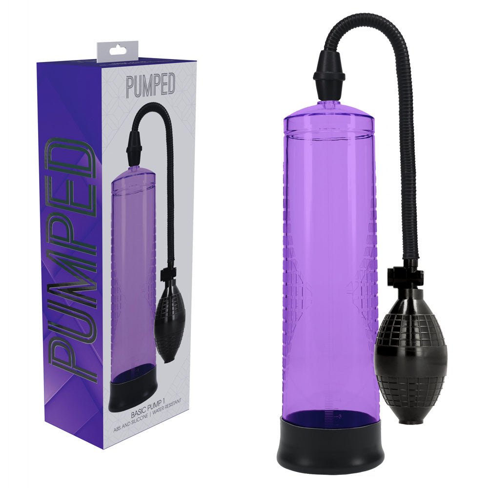 Buy PUMPED Basic Pump 1 - Purple - Purple Penis Pump at NZ’s Mega Adult Toys Store. Discover premium sex toys with discreet shipping at the best price in NZ