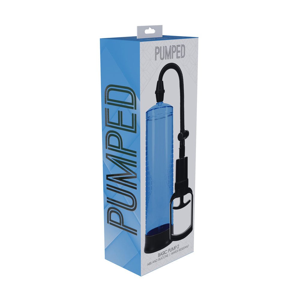 Buy PUMPED Basic Pump 2 - Blue - Blue Penis Pump at NZ’s Mega Adult Toys Store. Discover premium sex toys with discreet shipping at the best price in NZ