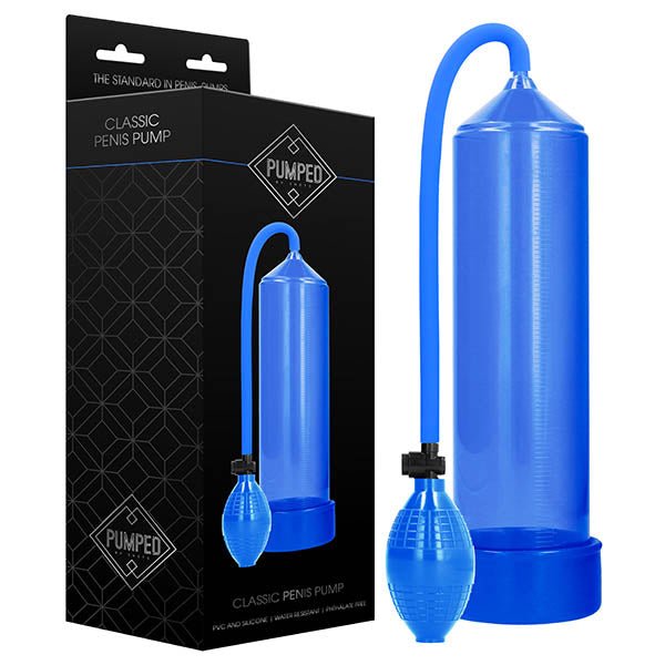 Buy Pumped Classic Penis Pump - Blue Penis Pump at NZ’s Mega Adult Toys Store. Discover premium sex toys with discreet shipping at the best price in NZ