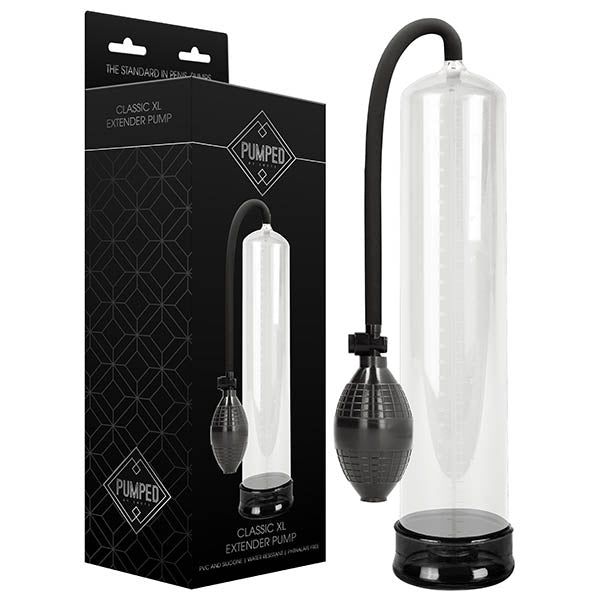 Buy Pumped Classic XL Extender Pump - Clear Large Sized Penis Pump at NZ’s Mega Adult Toys Store. Discover premium sex toys with discreet shipping at the best price in NZ