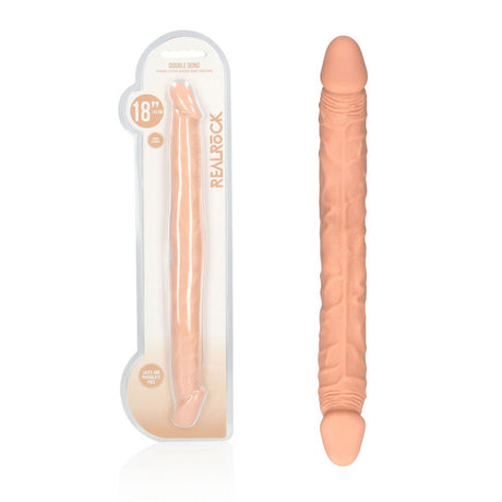 Buy REALROCK 18'' Double Dildo - Flesh 46 cm Double Dong at NZ’s Mega Adult Toys Store. Discover premium sex toys with discreet shipping at the best price in NZ