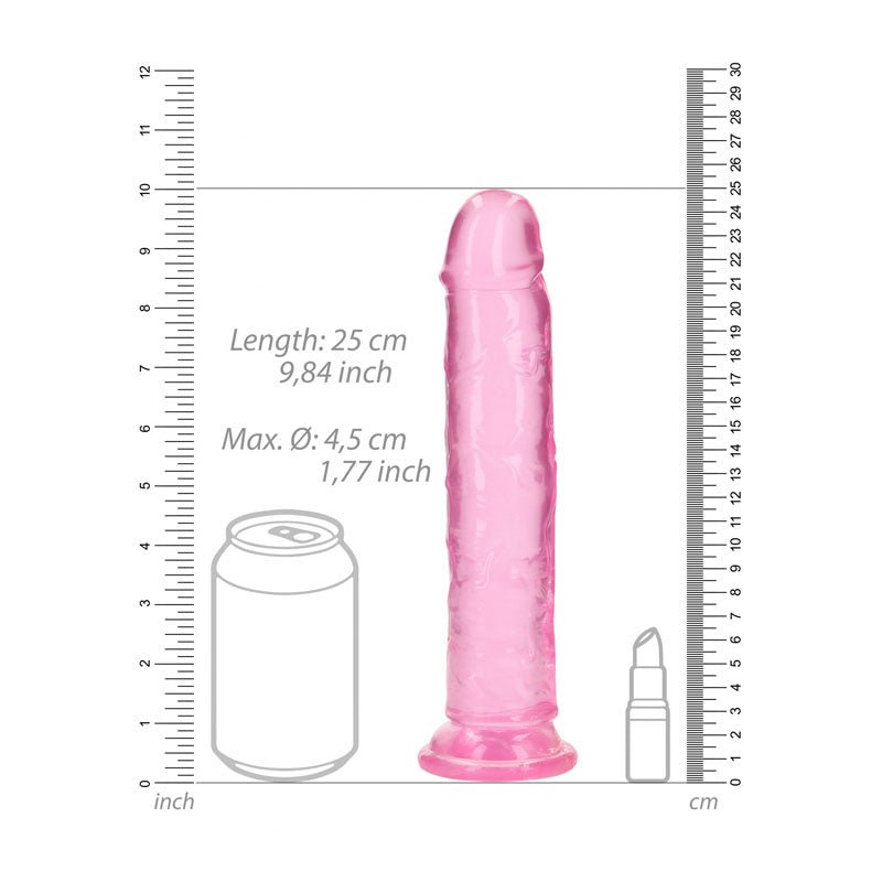 Buy REALROCK 25 cm Straight Dildo - Pink - Pink 25 cm (10'') Dong at NZ’s Mega Adult Toys Store. Discover premium sex toys with discreet shipping at the best price in NZ