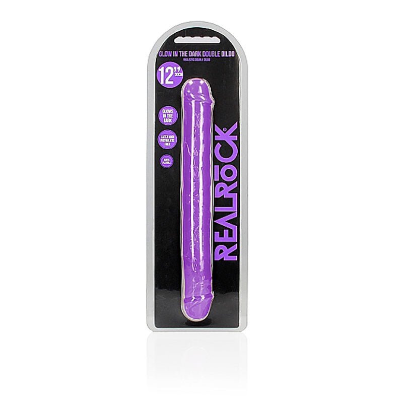 Buy REALROCK 30 cm Double Dong Glow - Purple - Purple 30 cm (12'') Double Dong at NZ’s Mega Adult Toys Store. Discover premium sex toys with discreet shipping at the best price in NZ