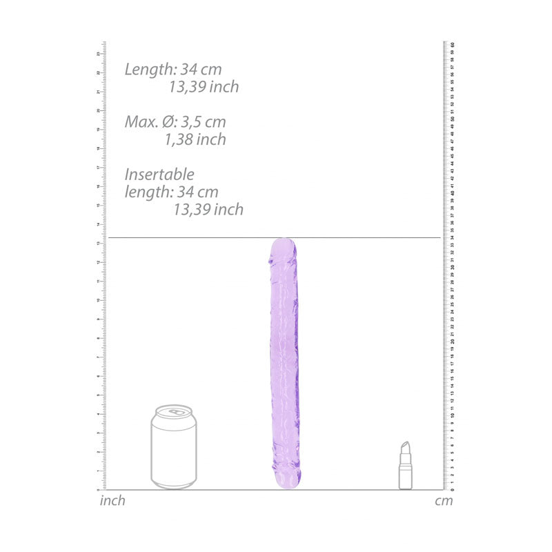 Buy REALROCK 34 cm Double Dong - Purple - Purple 34 cm (14'') Double Dong at NZ’s Mega Adult Toys Store. Discover premium sex toys with discreet shipping at the best price in NZ