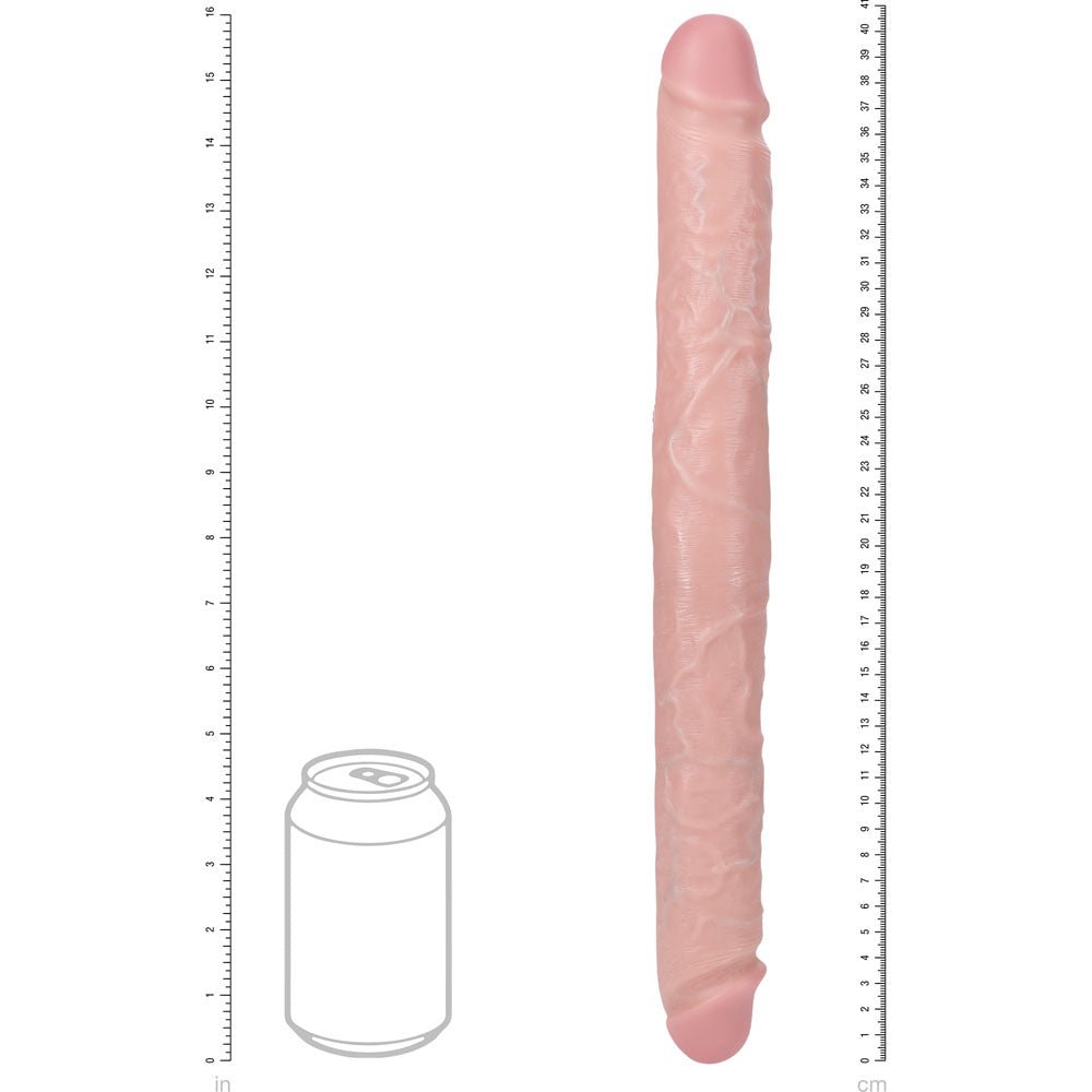 Buy REALROCK 40cm Thick Double Dildo - Flesh - Flesh 40 cm (16'') Thick Double Dong at NZ’s Mega Adult Toys Store. Discover premium sex toys with discreet shipping at the best price in NZ