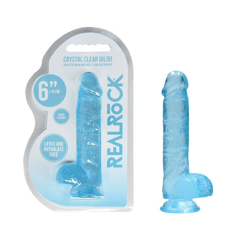 Buy REALROCK 6'' Realistic Dildo With Balls - Blue 15.2 cm Dong at NZ’s Mega Adult Toys Store. Discover premium sex toys with discreet shipping at the best price in NZ