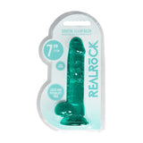 Buy REALROCK 7'' Realistic Dildo With Balls - Turquoise 17.8 cm Dong at NZ’s Mega Adult Toys Store. Discover premium sex toys with discreet shipping at the best price in NZ