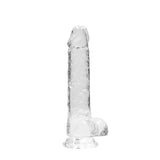 Buy REALROCK 8'' Realistic Dildo With Balls - Clear 20.3 cm Dong at NZ’s Mega Adult Toys Store. Discover premium sex toys with discreet shipping at the best price in NZ