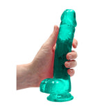 Buy REALROCK 8'' Realistic Dildo With Balls - Turquoise 20.3 cm Dong at NZ’s Mega Adult Toys Store. Discover premium sex toys with discreet shipping at the best price in NZ