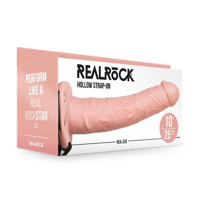 Buy REALROCK Hollow Strap - on - 24.5 cm Flesh - Flesh 24.5 cm Hollow Strap - On at NZ’s Mega Adult Toys Store. Discover premium sex toys with discreet shipping at the best price in NZ