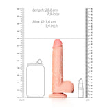 Buy REALROCK Straight Realistic Dildo with Balls - 18 cm - Flesh 18 cm (7'') Dong at NZ’s Mega Adult Toys Store. Discover premium sex toys with discreet shipping at the best price in NZ