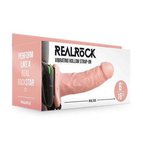 Buy REALROCK Vibrating Hollow Strap - on - 15.5 cm Flesh - Flesh 15.5 cm Vibrating Hollow Strap - On at NZ’s Mega Adult Toys Store. Discover premium sex toys with discreet shipping at the best price in NZ