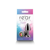 Buy Rear Assets Petite - Gunmetal with Rainbow Gem - Gunmetal 6 cm Metal Butt Plug with Rainbow Round Gem Base at NZ’s Mega Adult Toys Store. Discover premium sex toys with discreet shipping at the best price in NZ