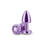 Buy Rear Assets Petite - Purple - Purple 6 cm Metal Butt Plug with Purple Round Gem Base at NZ’s Mega Adult Toys Store. Discover premium sex toys with discreet shipping at the best price in NZ