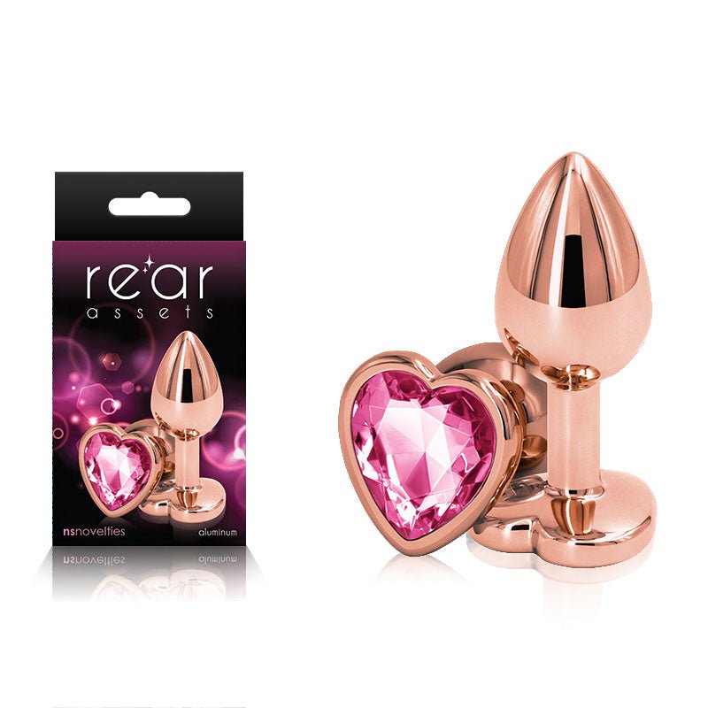 Buy Rear Assets Rose Gold Heart Small - Rose Gold Small Metal Butt Plug with Pink Heart Gem Base at NZ’s Mega Adult Toys Store. Discover premium sex toys with discreet shipping at the best price in NZ