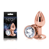 Buy Rear Assets Rose Gold Small - Rose Gold Small Metal Butt Plug with Clear Gem Base at NZ’s Mega Adult Toys Store. Discover premium sex toys with discreet shipping at the best price in NZ