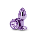 Buy Rear Assets - Small - Purple - Purple 7.1 cm Small Metal Butt Plug with Purple Round Gem Base at NZ’s Mega Adult Toys Store. Discover premium sex toys with discreet shipping at the best price in NZ