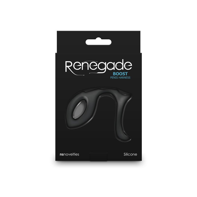 Buy Renegade Boost - Black - Black Penis Harness at NZ’s Mega Adult Toys Store. Discover premium sex toys with discreet shipping at the best price in NZ