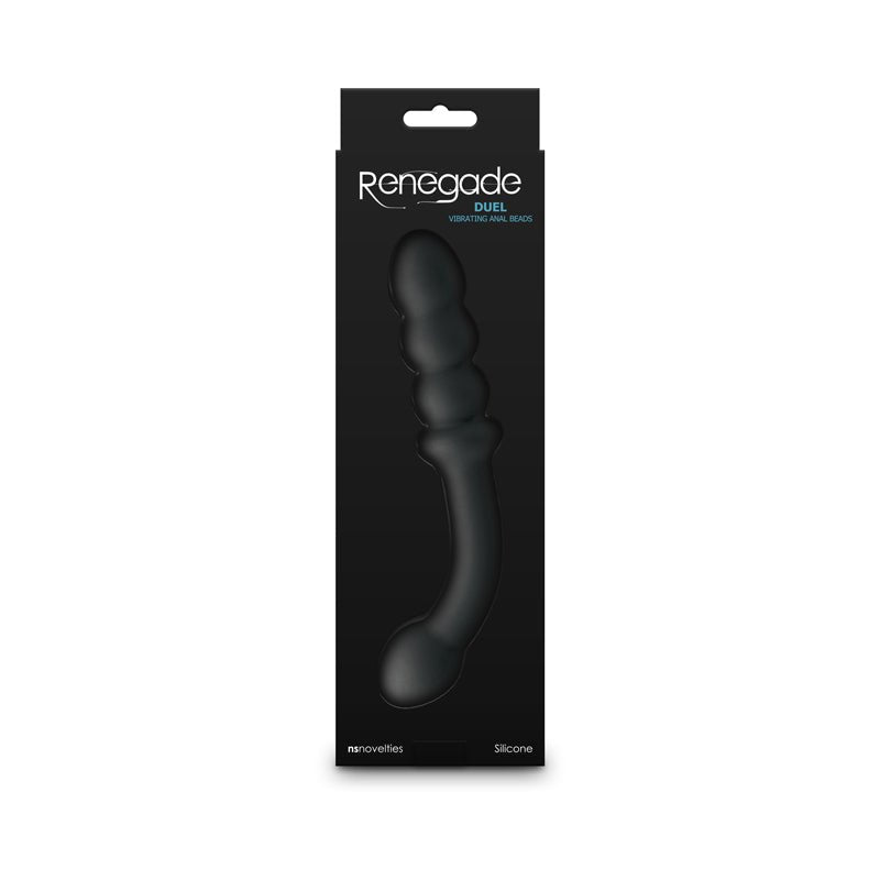 Buy Renegade Duel - Black - Black 21.4 cm USB Rechargeable Vibrating Double Ended Anal Wand at NZ’s Mega Adult Toys Store. Discover premium sex toys with discreet shipping at the best price in NZ