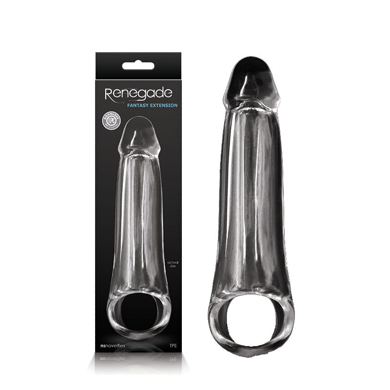 Buy Renegade Fantasy Extenstion - Clear Medium Penis Extension Sleeve at NZ’s Mega Adult Toys Store. Discover premium sex toys with discreet shipping at the best price in NZ