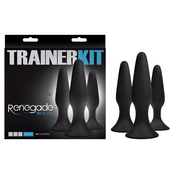 Buy Renegade Sliders Trainer Kit - Black Butt Plugs - Set of 3 at NZ’s Mega Adult Toys Store. Discover premium sex toys with discreet shipping at the best price in NZ