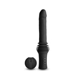 Buy Renegade Super Stroker - Black - Black 36.8 cm USB Rechargeable Thrusting Vibrator with Remote Control & Stand at NZ’s Mega Adult Toys Store. Discover premium sex toys with discreet shipping at the best price in NZ