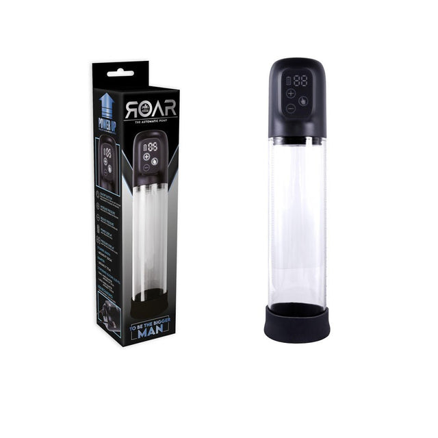 Buy Roar - Clear 20 cm USB Rechargeable Penis Pump at NZ’s Mega Adult Toys Store. Discover premium sex toys with discreet shipping at the best price in NZ