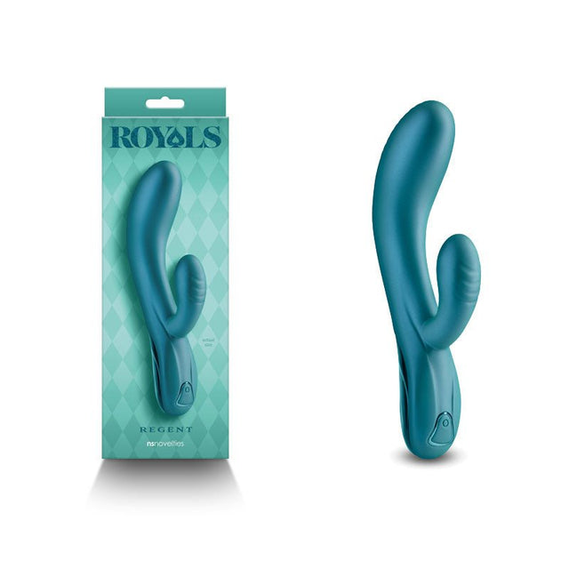 Buy Royals - Regent - Metallic Green - Metallic Green 19.3 cm USB Rechargeable Rabbit Vibrator at NZ’s Mega Adult Toys Store. Discover premium sex toys with discreet shipping at the best price in NZ