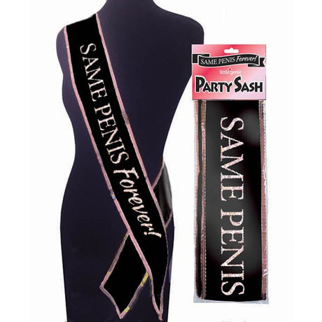 Buy Same Penis Forever Sash - Hens Party Novelty at NZ’s Mega Adult Toys Store. Discover premium sex toys with discreet shipping at the best price in NZ