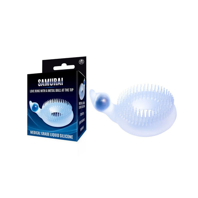 Buy Samurai - Clear Cock Ring with Metal Ball at Tip at NZ’s Mega Adult Toys Store. Discover premium sex toys with discreet shipping at the best price in NZ