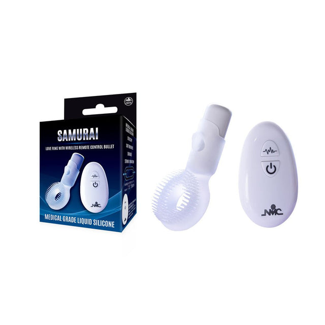 Buy Samurai - Clear Vibrating Cock Ring with Wireless Remote Control at NZ’s Mega Adult Toys Store. Discover premium sex toys with discreet shipping at the best price in NZ