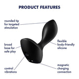 Buy Satisfyer Backdoor Lover - Black USB Rechargeable Vibrating Butt Plug at NZ’s Mega Adult Toys Store. Discover premium sex toys with discreet shipping at the best price in NZ