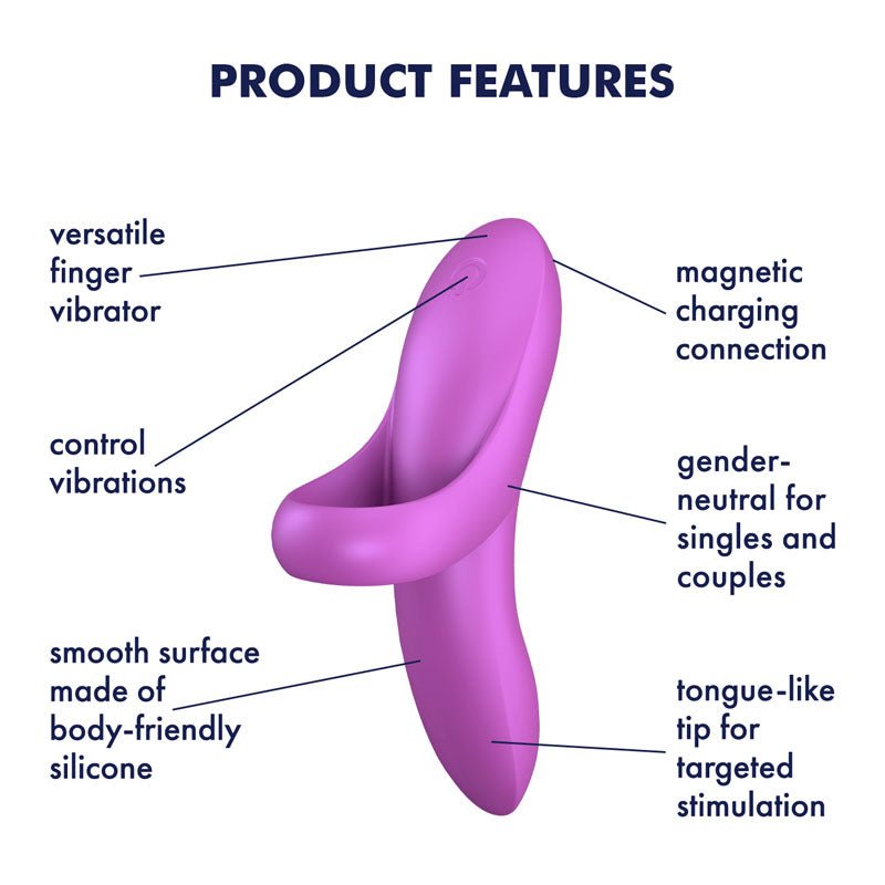 Buy Satisfyer Bold Lover - Dark Pink USB Rechargeable Finger Stimulator at NZ’s Mega Adult Toys Store. Discover premium sex toys with discreet shipping at the best price in NZ