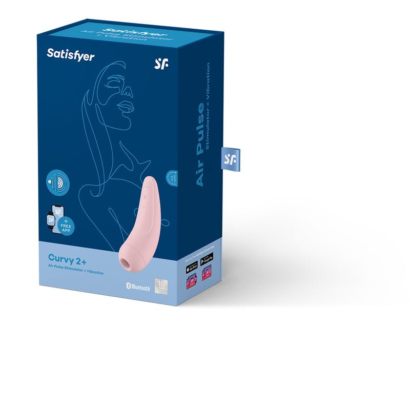 Buy Satisfyer Curvy 2+ - App Contolled Touch - Free USB - Rechargeable Clitoral Stimulator with Vibration at Oh Joy. Discover premium sex toys with discreet shipping at the best price in NZ