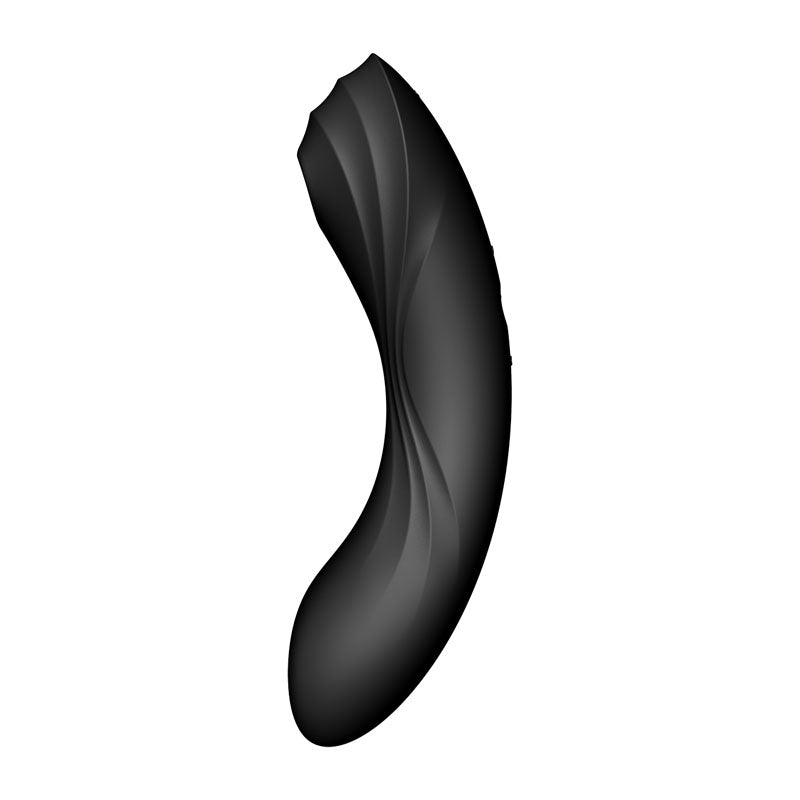 Buy Satisfyer Curvy Trinity 4 - Black USB Rechargeable Air Pulse Stimulator & Vibrator at NZ’s Mega Adult Toys Store. Discover premium sex toys with discreet shipping at the best price in NZ