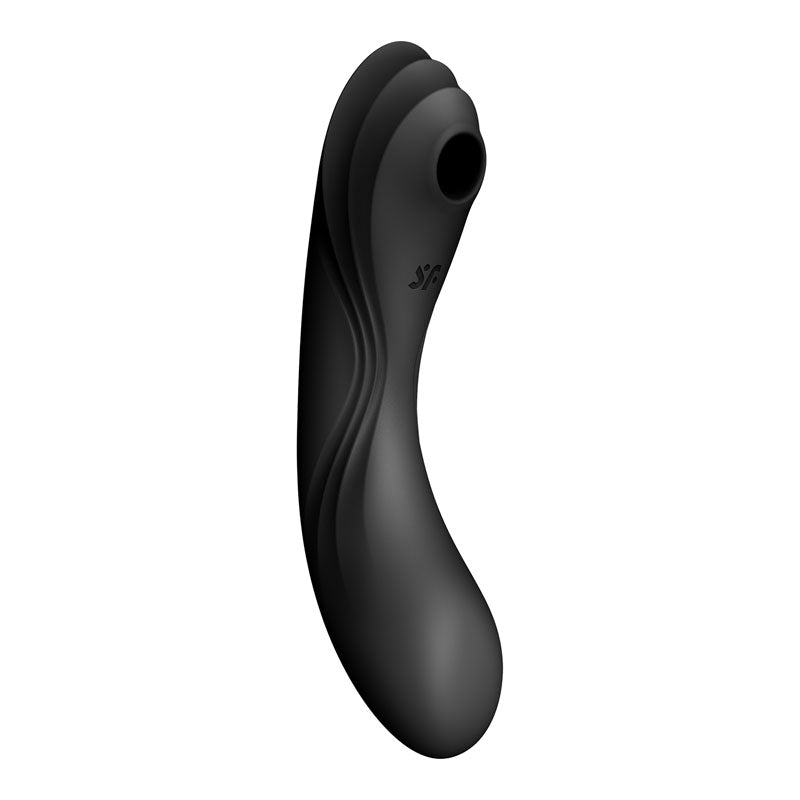 Buy Satisfyer Curvy Trinity 4 - Black USB Rechargeable Air Pulse Stimulator & Vibrator at NZ’s Mega Adult Toys Store. Discover premium sex toys with discreet shipping at the best price in NZ