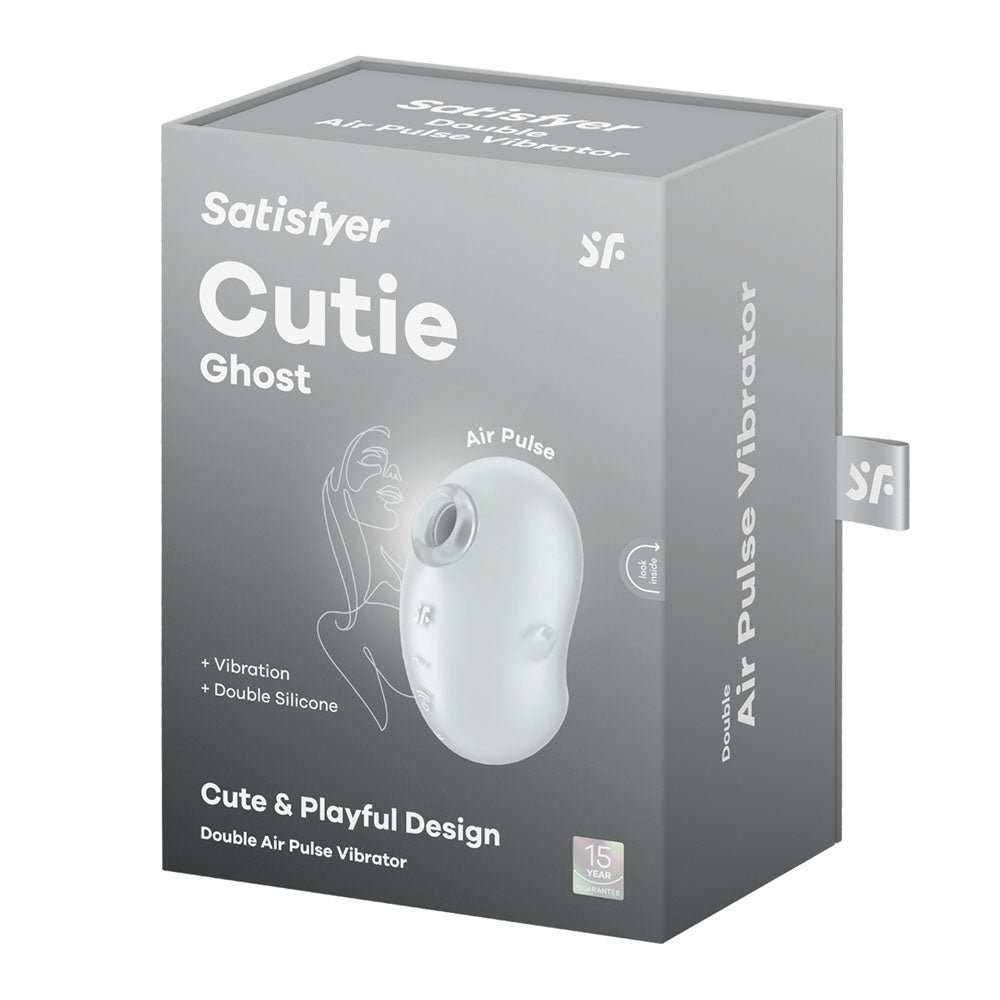 Buy Satisfyer Cutie Ghost - White - White USB Rechargeable Air Pulse Stimulator at NZ’s Mega Adult Toys Store. Discover premium sex toys with discreet shipping at the best price in NZ