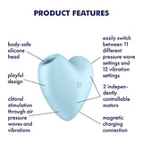 Buy Satisfyer Cutie Heart - Blue - Blue USB Rechargeable Air Pulsation Stimulator with Vibration at NZ’s Mega Adult Toys Store. Discover premium sex toys with discreet shipping at the best price in NZ