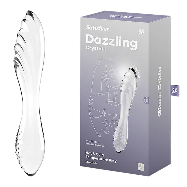 Buy Satisfyer Dazzling Crystal 1 - Clear - Clear Glass Double Ended Dildo at NZ’s Mega Adult Toys Store. Discover premium sex toys with discreet shipping at the best price in NZ