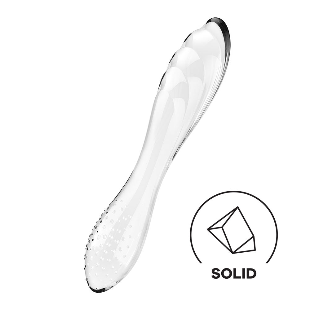 Buy Satisfyer Dazzling Crystal 1 - Clear - Clear Glass Double Ended Dildo at NZ’s Mega Adult Toys Store. Discover premium sex toys with discreet shipping at the best price in NZ