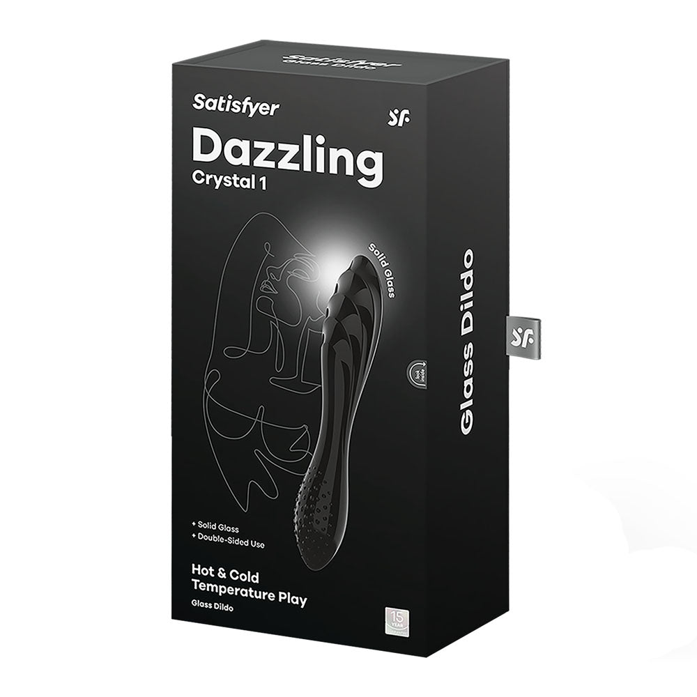 Buy Satisfyer Dazzling Crystal 1 - Black - Black Glass Double Ended Dildo at NZ’s Mega Adult Toys Store. Discover premium sex toys with discreet shipping at the best price in NZ